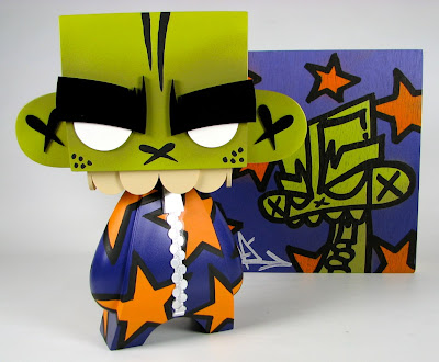 Green Variant Mork Custom Mad’l Set Blind Box Edition Star Mad'l and Matching Painting by MAD