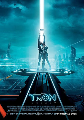 TRON: Legacy Movie Poster Triptych - Garrett Hedlund as Sam Flynn & Olivia Wilde as Quorra