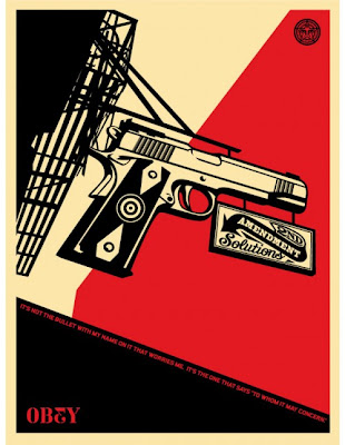 Obey Giant - 2nd Amendment Solutions Screen Print by Shepard Fairey