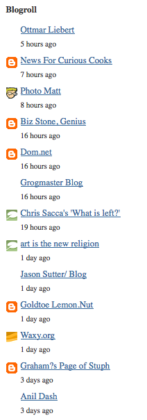 official blogger blog show off your favorite blogs with a blog list