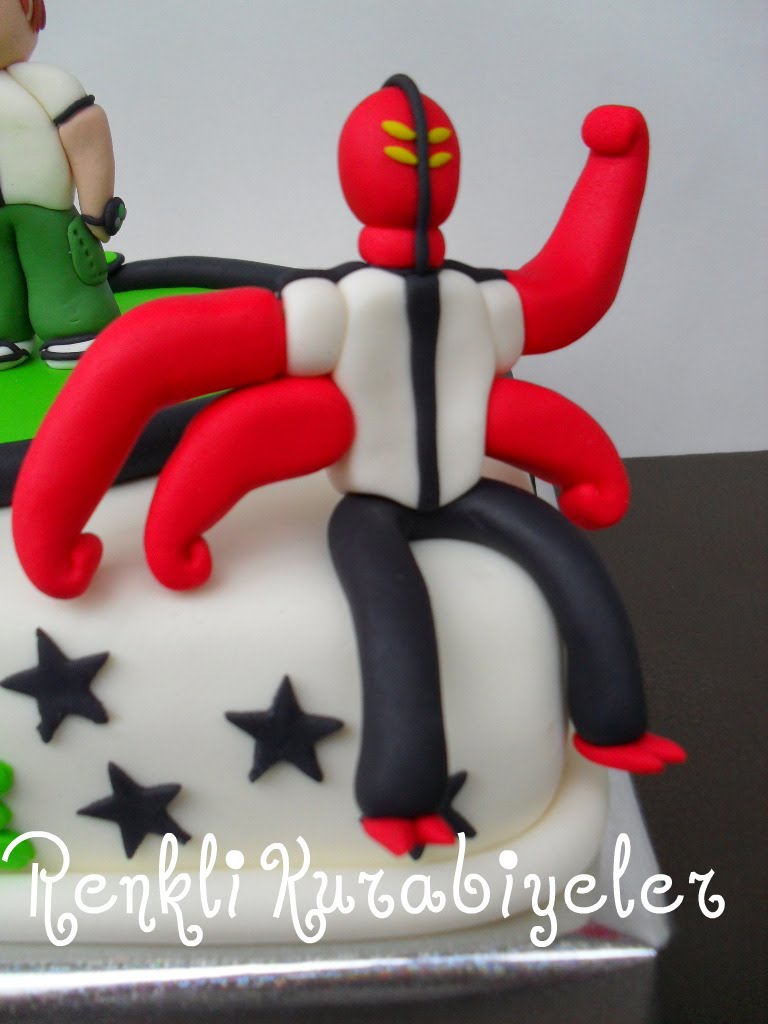 Renkli Kurabiyeler BEN 10 PASTA