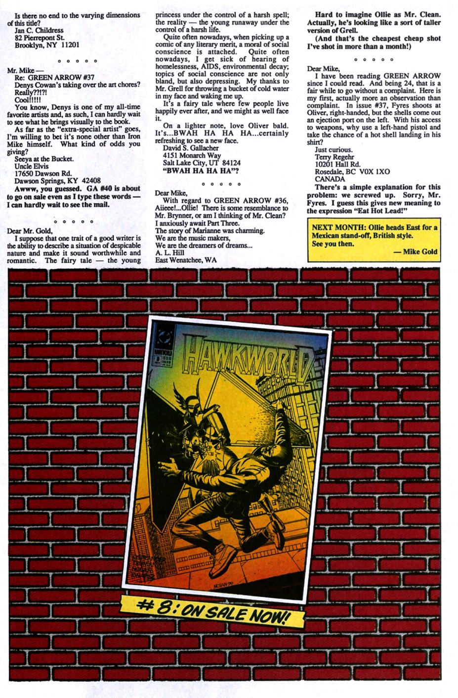 Read online Green Arrow (1988) comic -  Issue #43 - 25