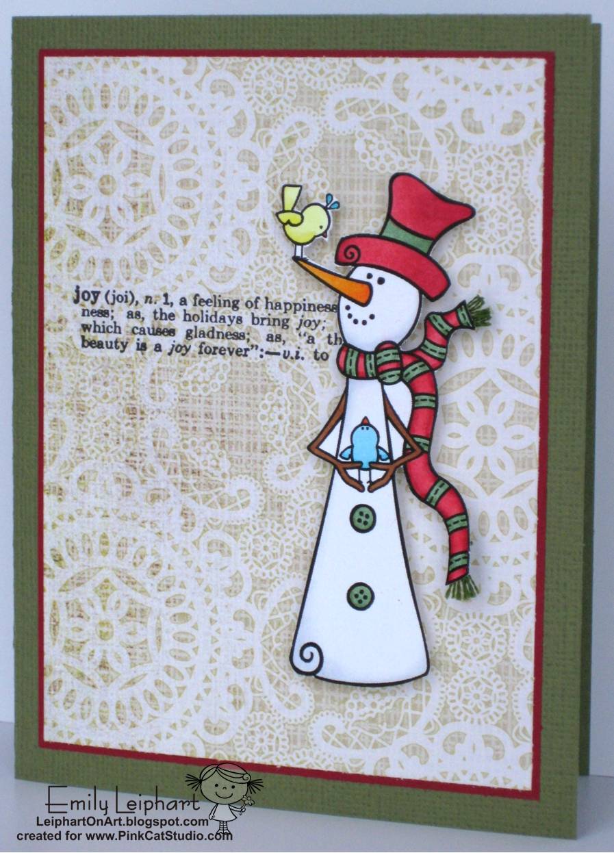 Emily Leiphart Pink Cat Studio Christmas in July Rubber Release!