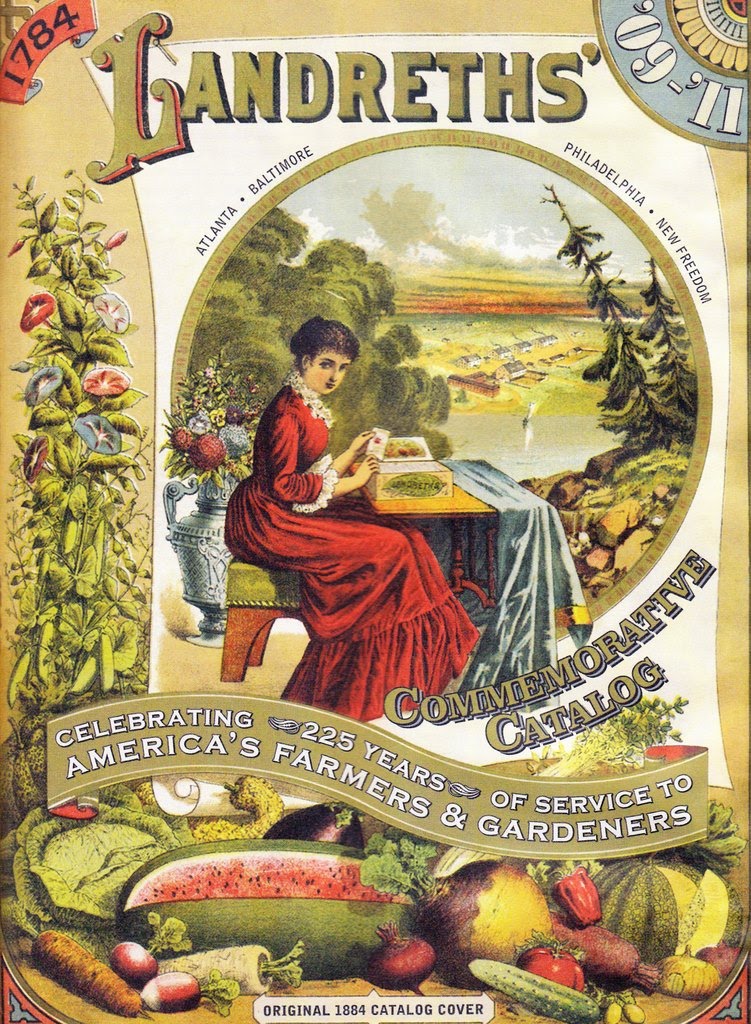 The Flower Pot Vintage Advertisement Landreth Seed Company (1)