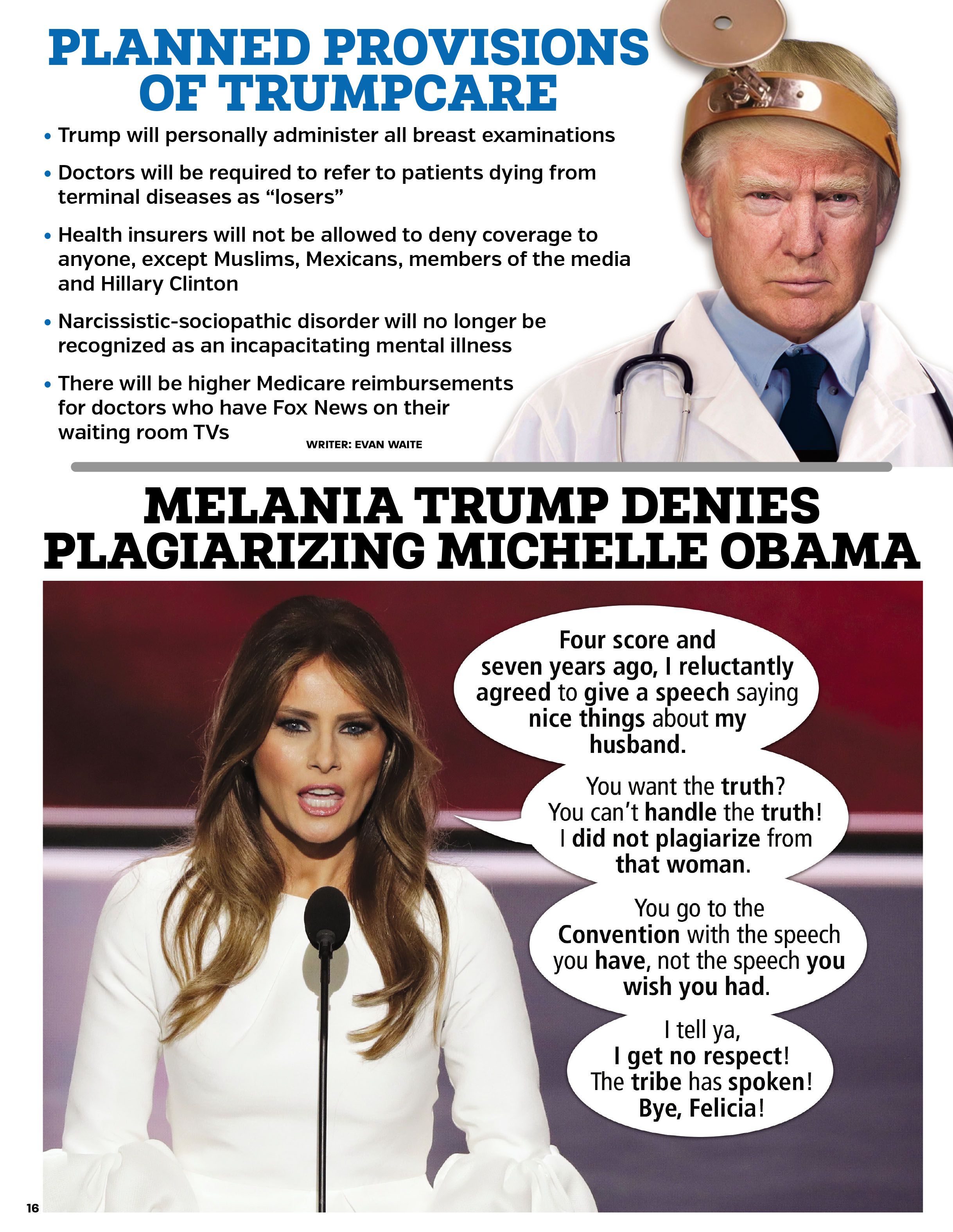 Read online MAD About Trump: A Brilliant Look at Our Brainless President comic -  Issue # TPB - 18