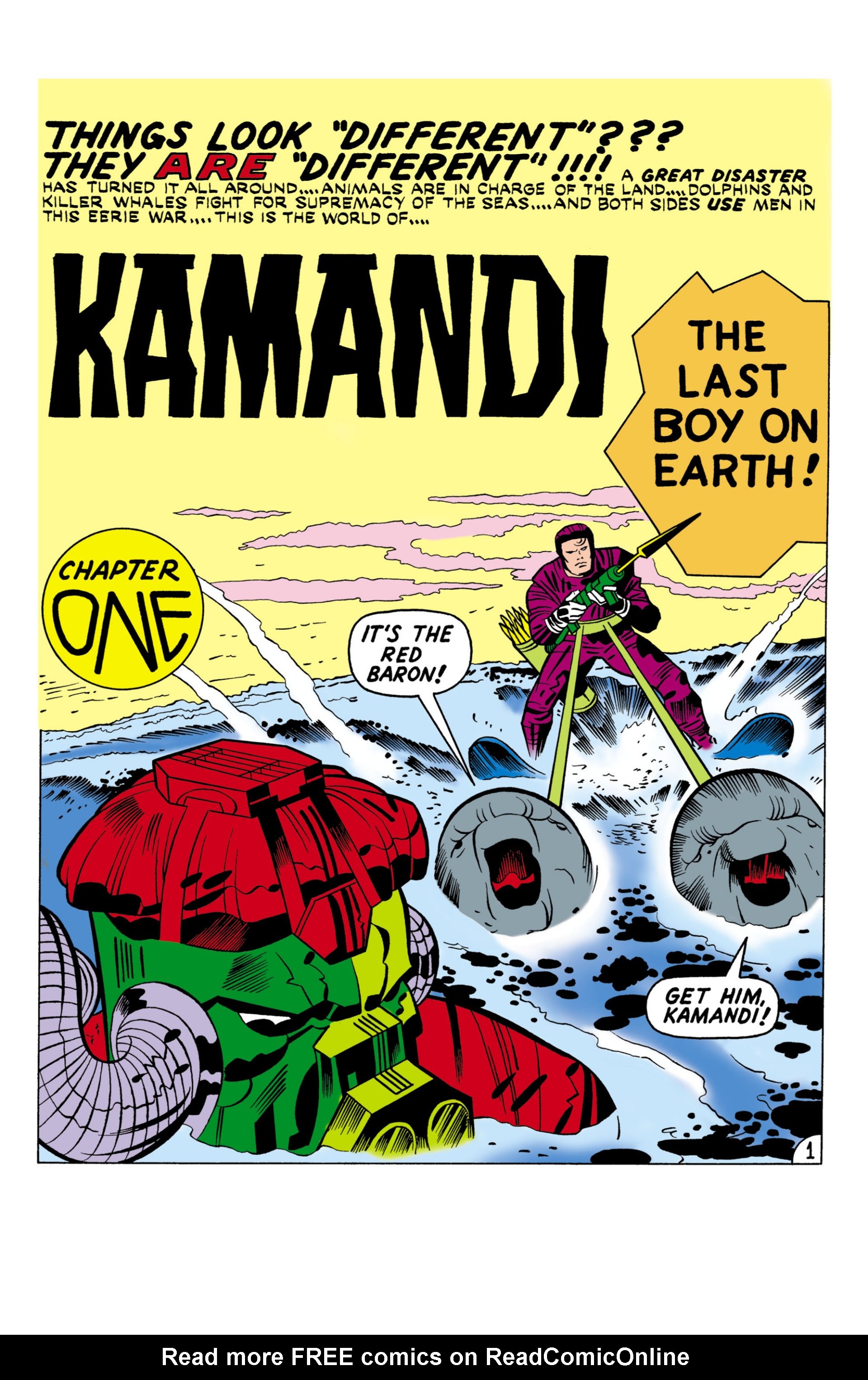 Read online Kamandi, The Last Boy On Earth comic -  Issue #23 - 2