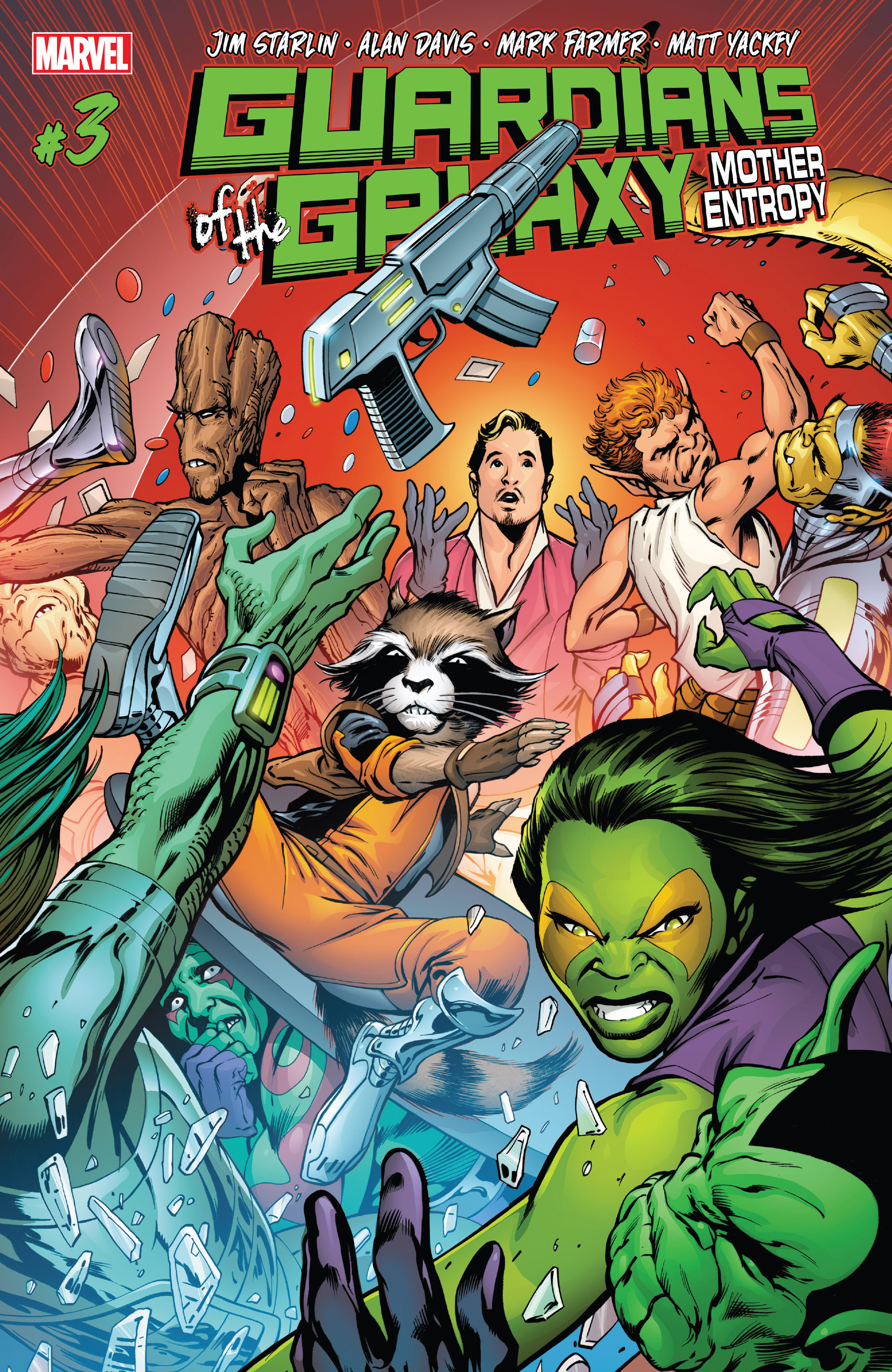 Read online Guardians of the Galaxy: Mother Entropy comic -  Issue #3 - 1