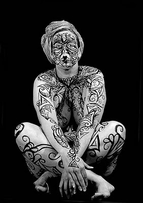 Winter Body Painting Pictures
