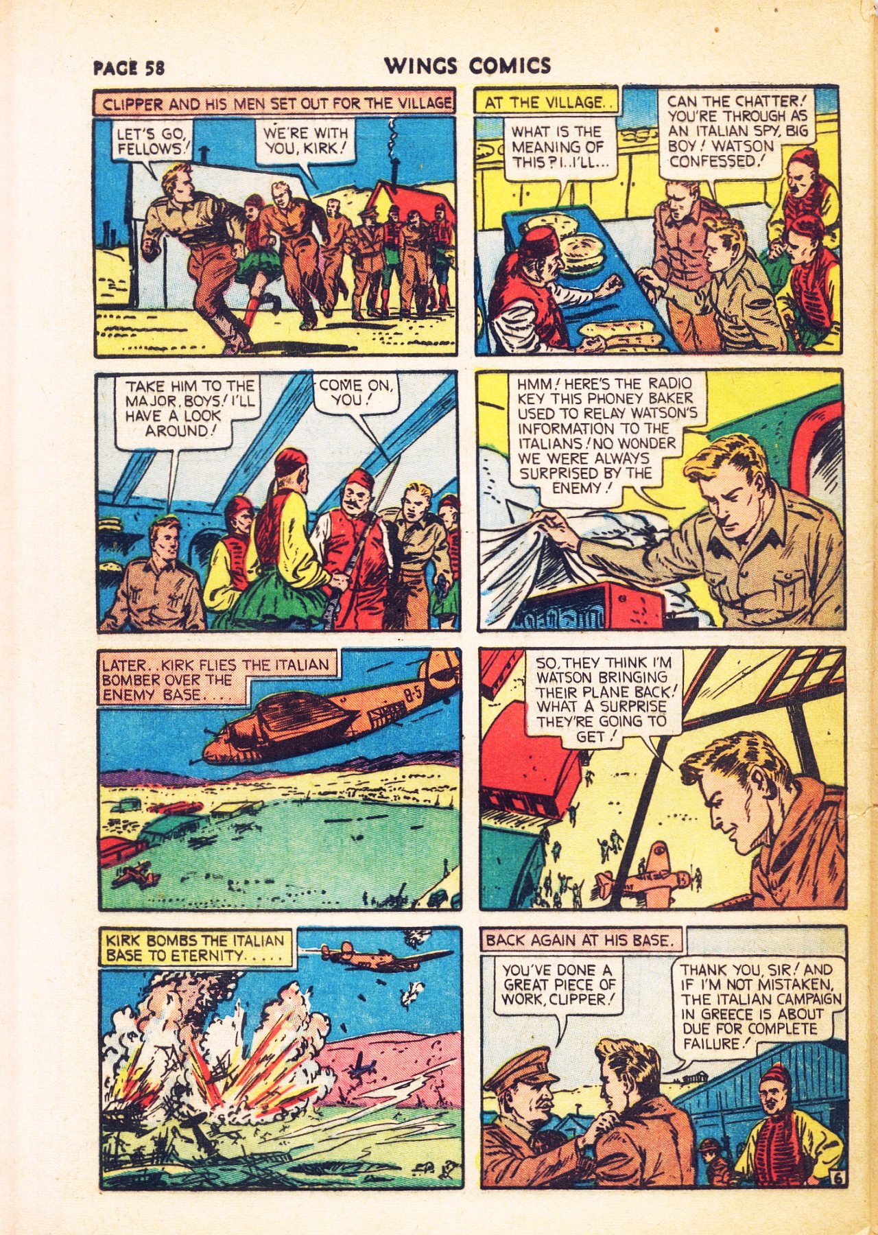 Read online Wings Comics comic -  Issue #8 - 60