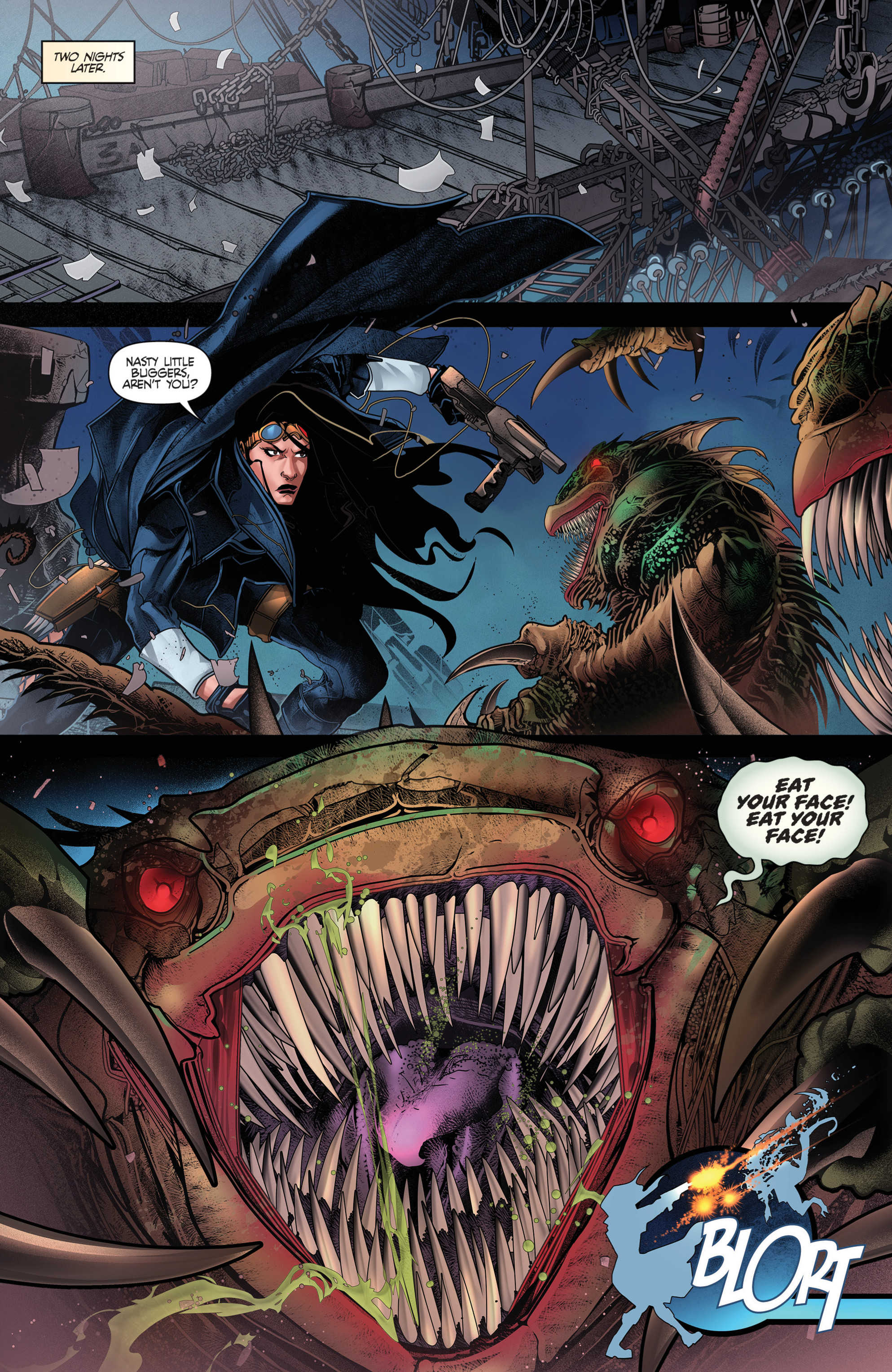 Read online Van Helsing vs Frankenstein comic -  Issue #2 - 14