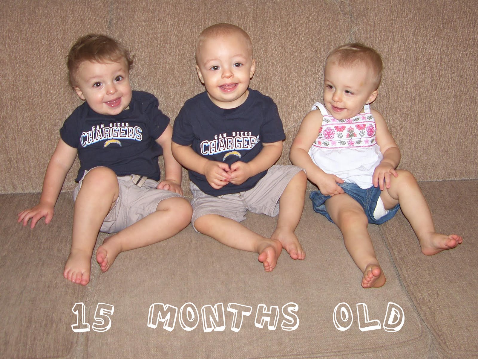 Siemsglusz Triplets 15 Months Old