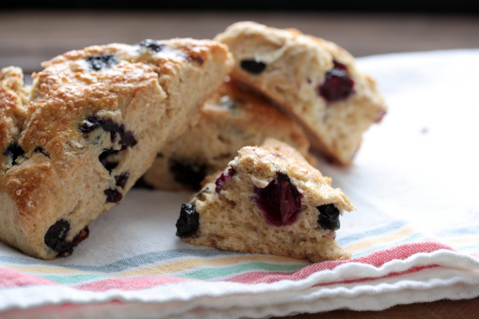 *the passionfruit* in season blueberry buttermilk scones