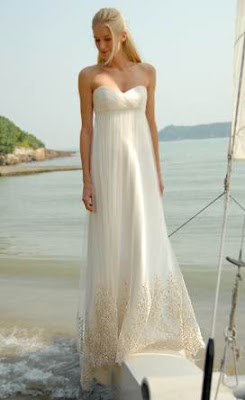 beach wedding dress