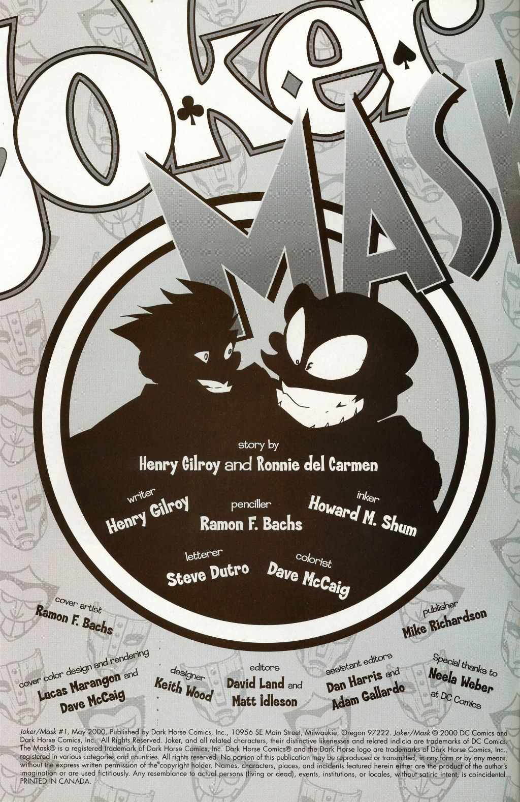 Read online Joker/Mask comic -  Issue #1 - 2