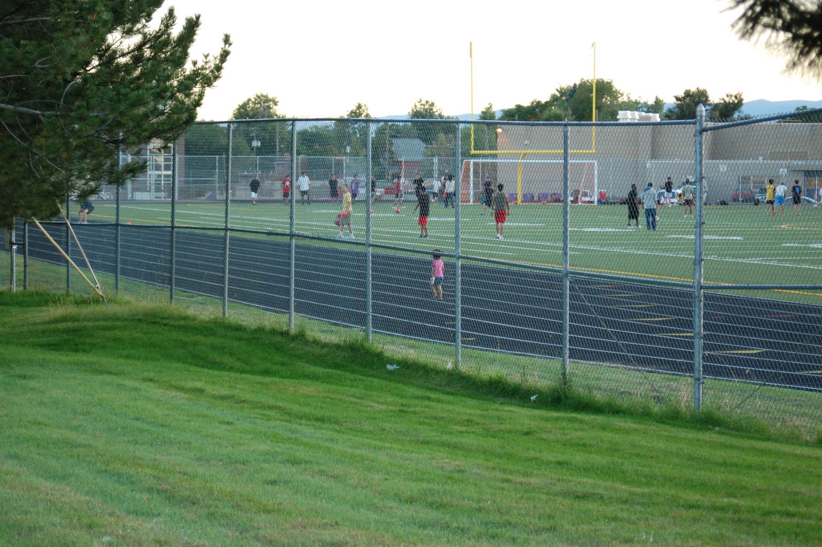 Children Exercising Denver Track