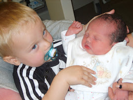Big brother Thomas and Baby Sophie