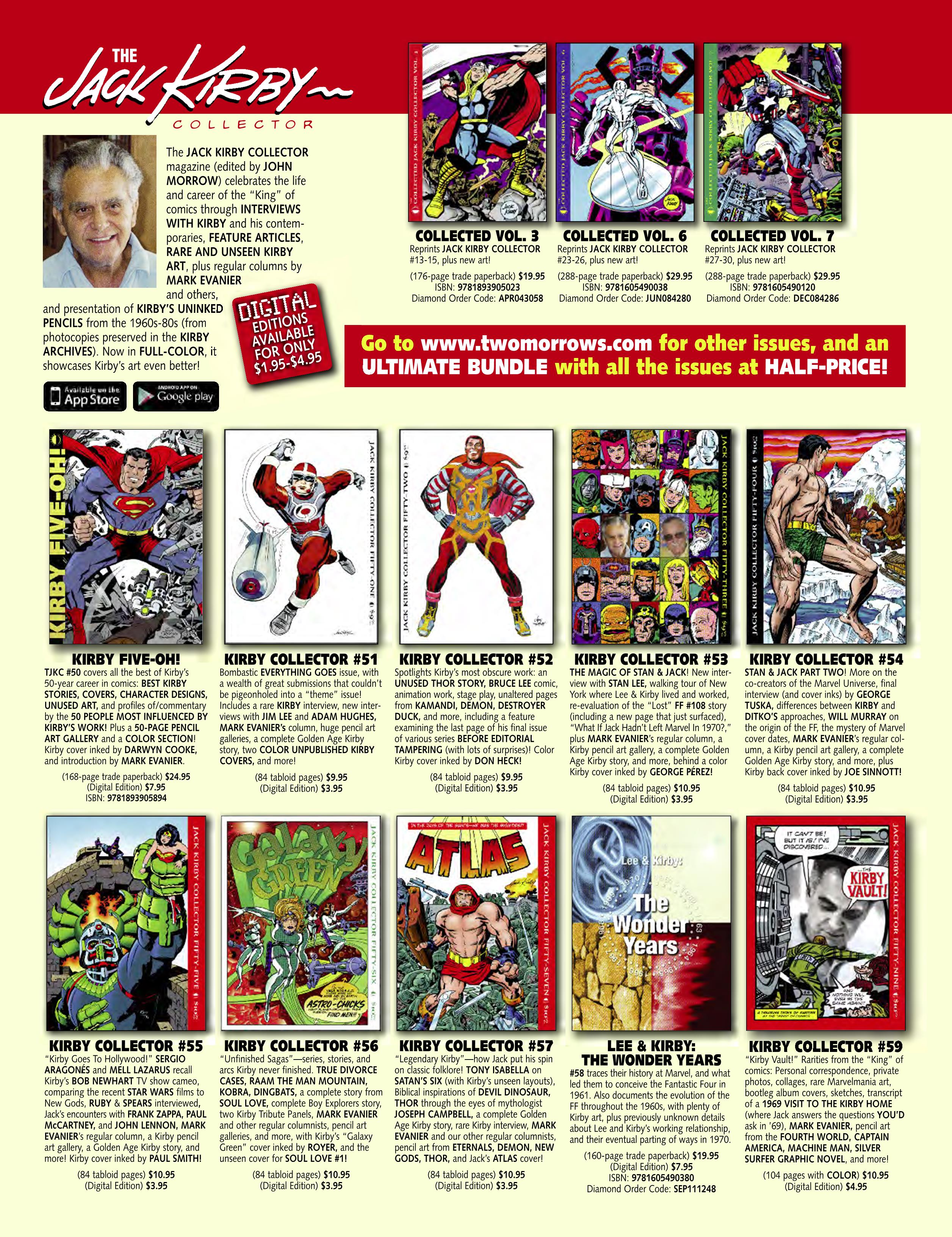 Read online The Jack Kirby Collector comic -  Issue #70 - 92