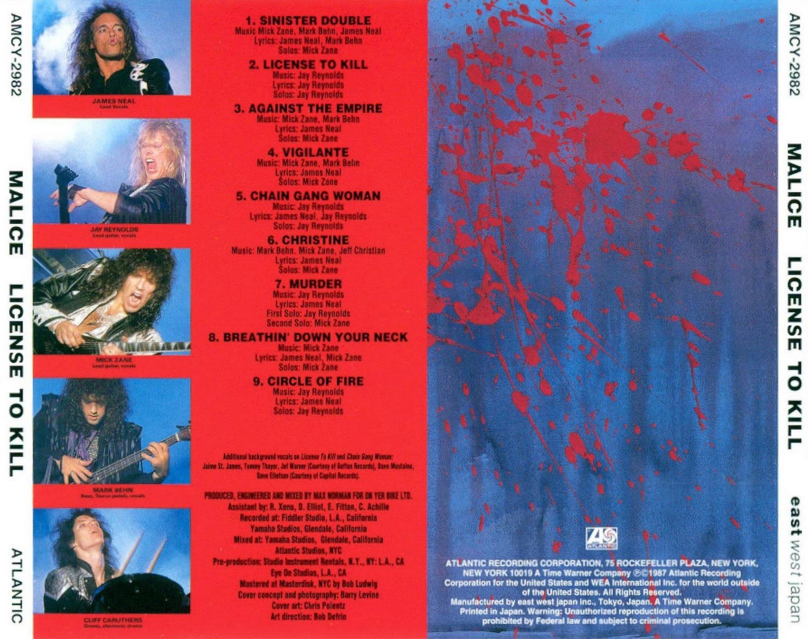 JD POWER FOREVER Malice (USA) License to Kill JD POWER FOREVER Malice (USA) License to Kill
