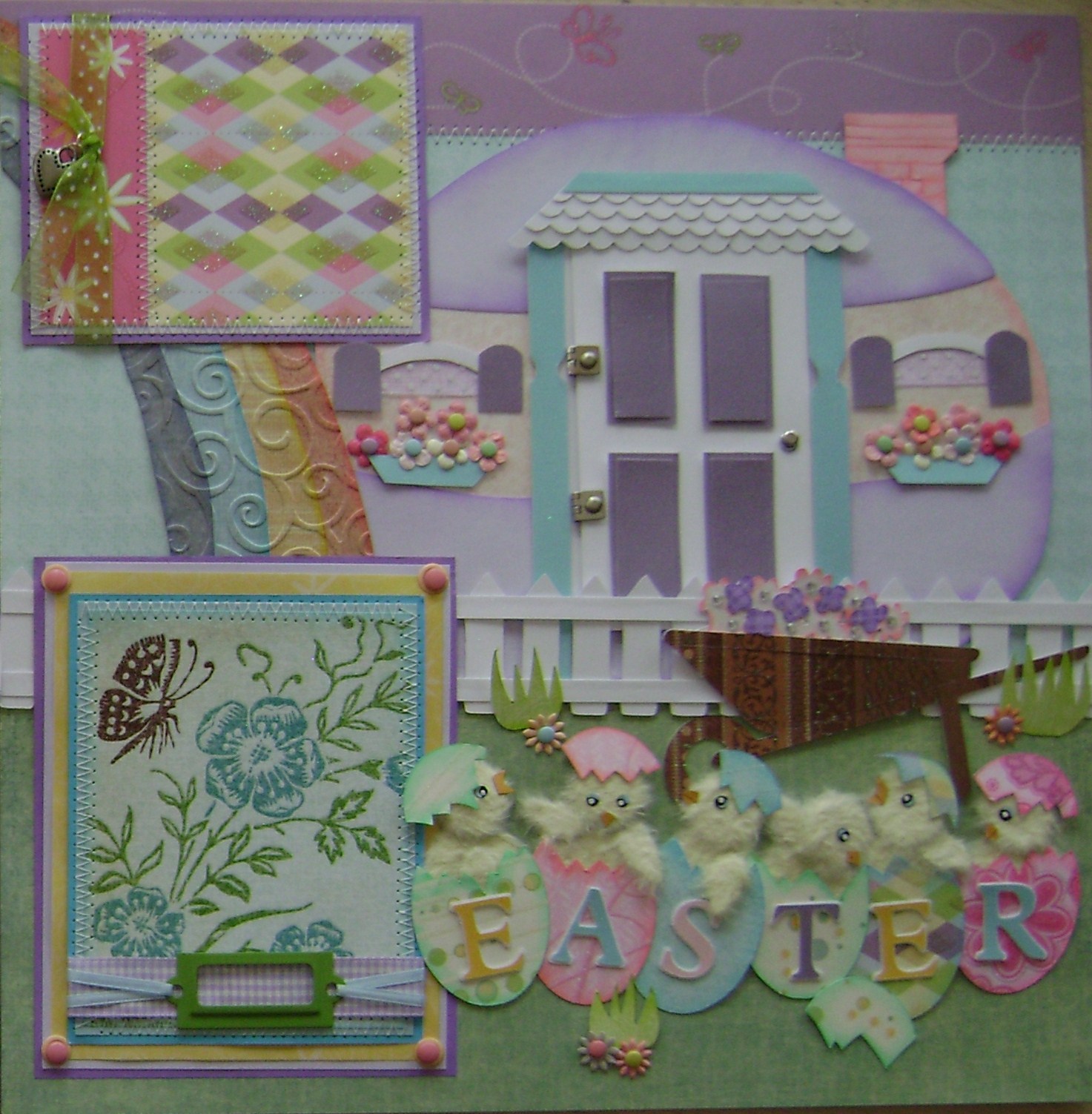 Alicazam: Scrapbook Layout 2: Easter