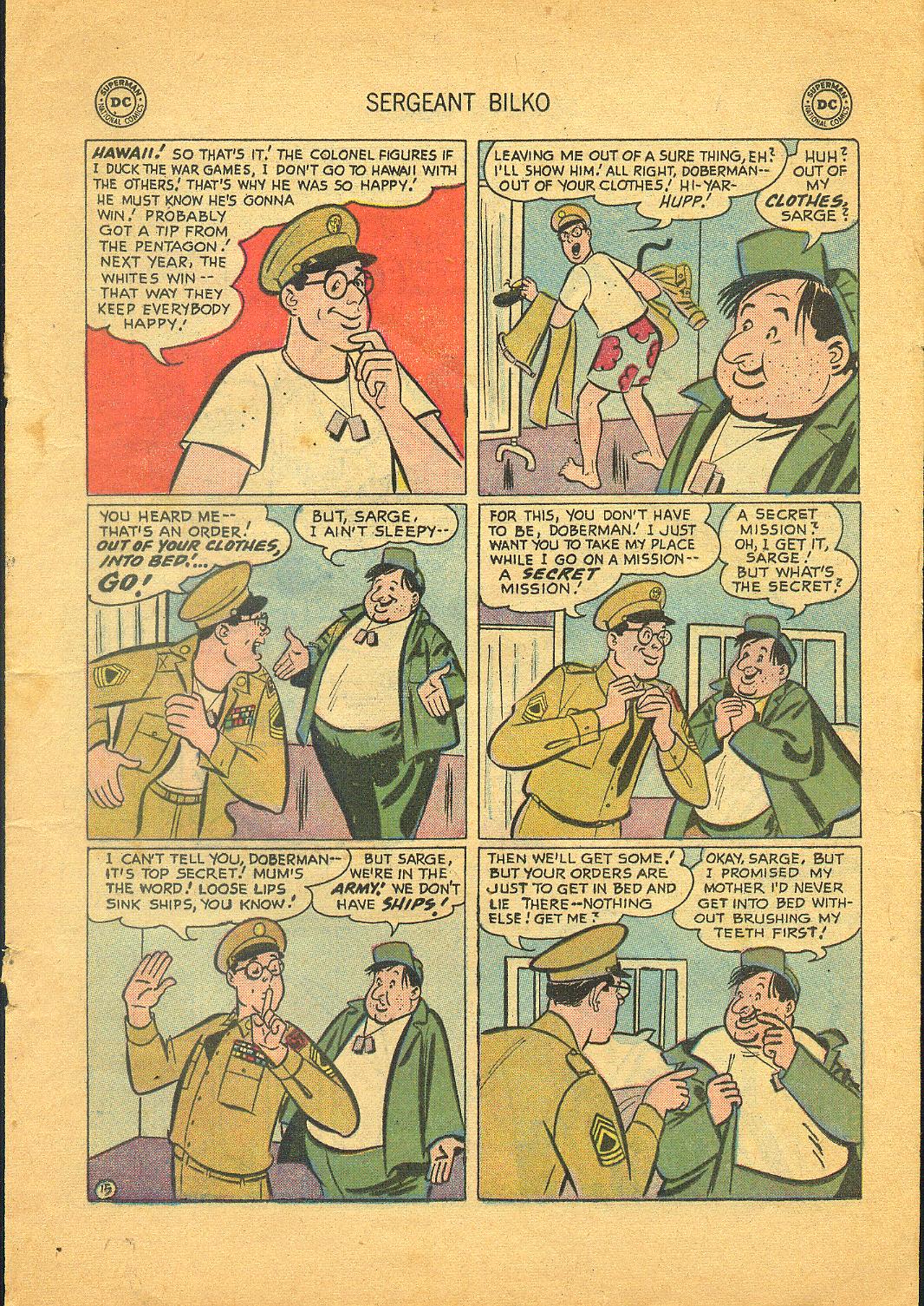 Read online Sergeant Bilko comic -  Issue #1 - 17