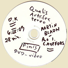 DVD . QUALIS ARTIFEX  PEREO - FINIS - - - Not for Sale