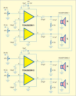 Bits & Datas: Circuit for Audio Splitter