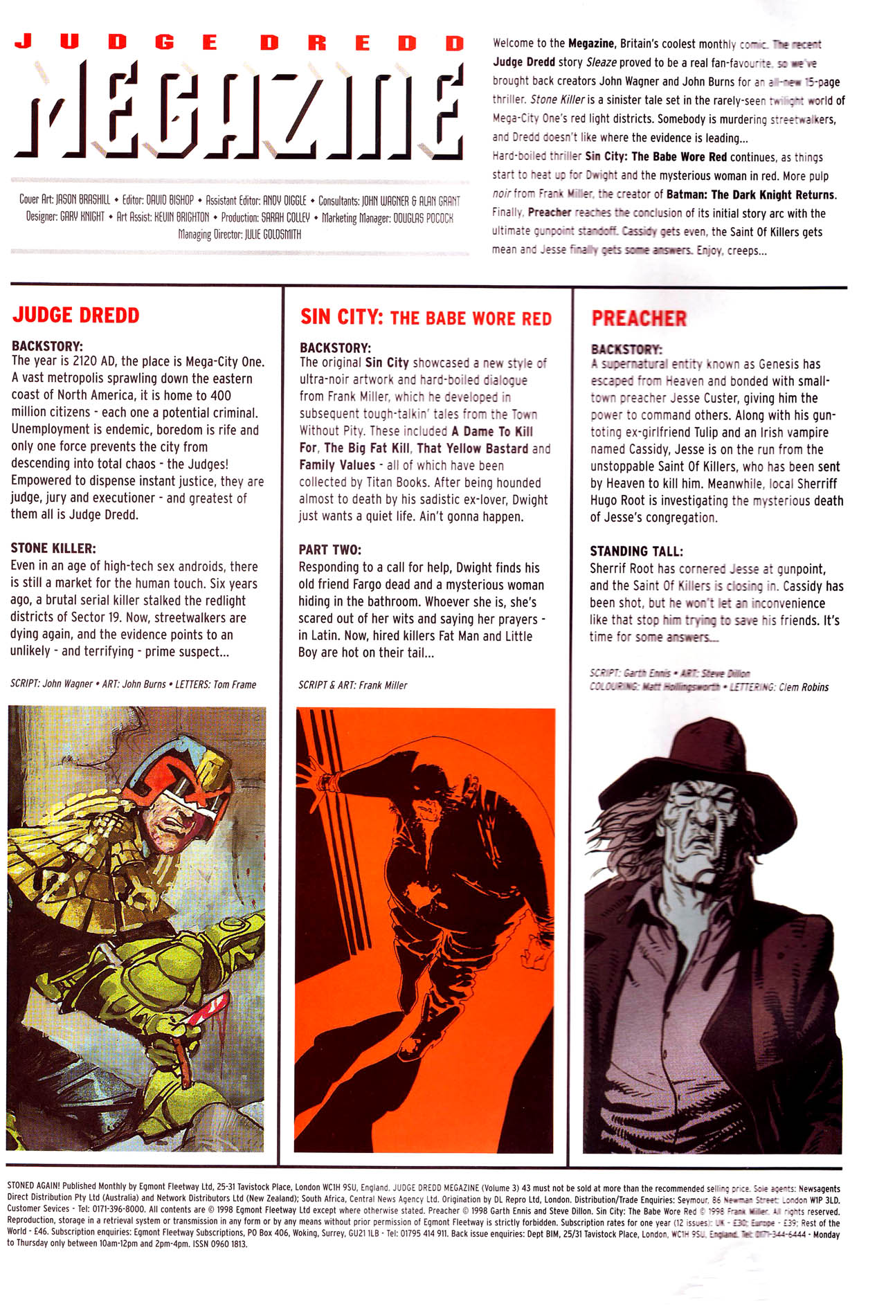Read online Judge Dredd Megazine (vol. 3) comic -  Issue #43 - 2