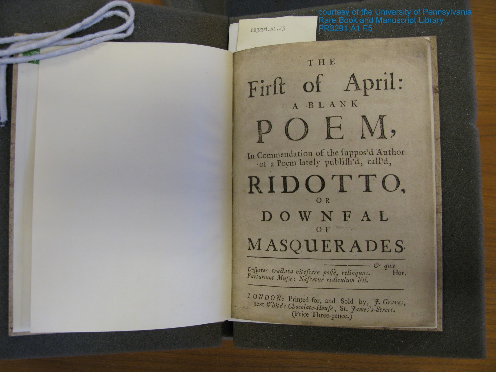 Wynken de Worde reading blanks