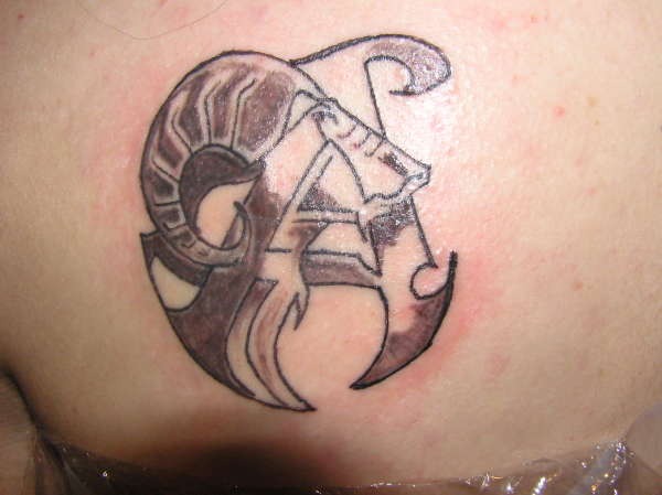 Aries Symbol Finger Tattoo - wide 1
