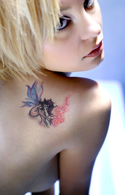 WORLD TATTOOS DESIGN: beautiful butterfly fairy tattoo designs girls ...