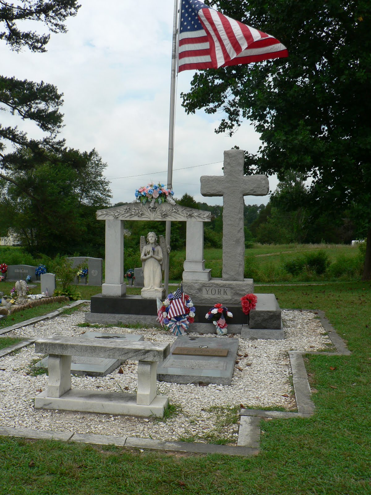 The Boston Argument Sargeant York's Grave in Pall Mall, TN
