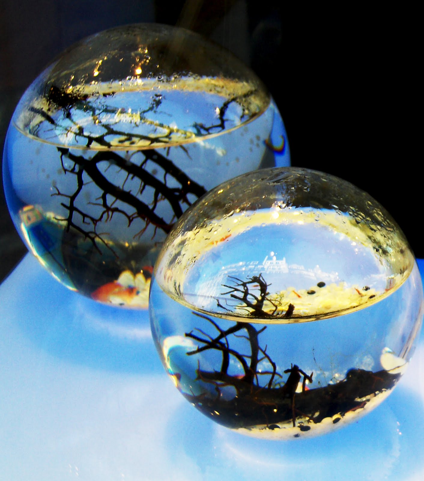 Carmi's Art Blue Water Crystal Ball