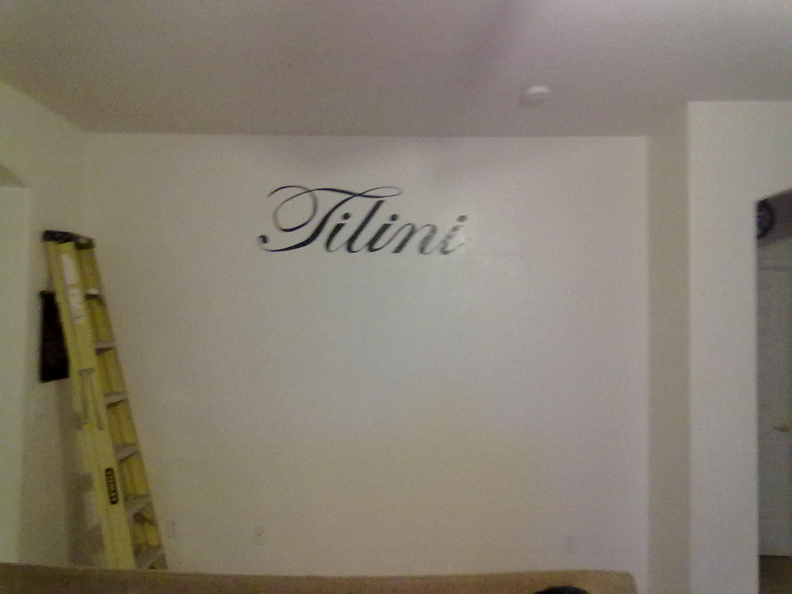 Knocking it off... How To Faux Vinyl (made from clear contact paper)