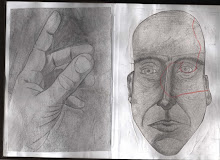 My hand & face