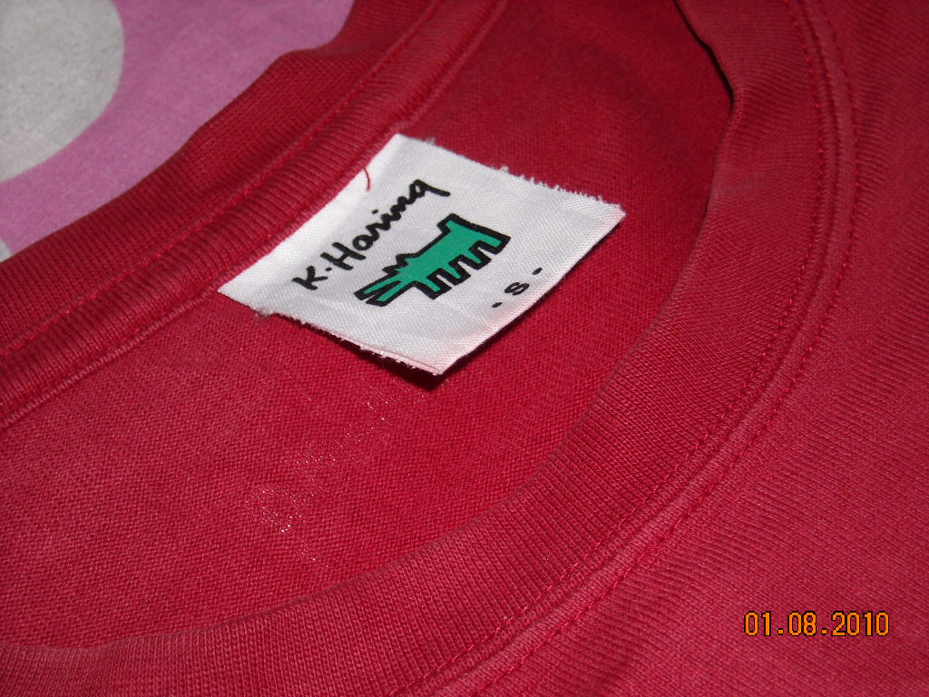 keith haring flag shirt