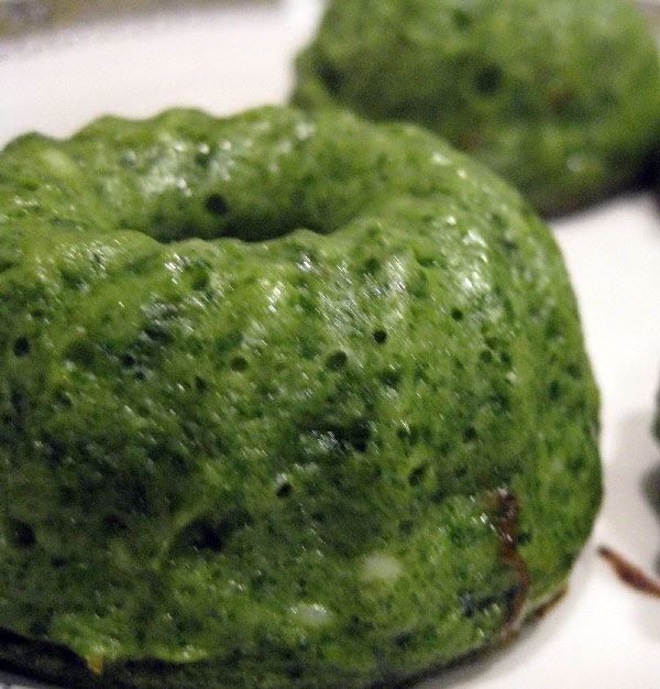 La Belle Auberge: Sformato di zucchine e spinaci con crema al grana