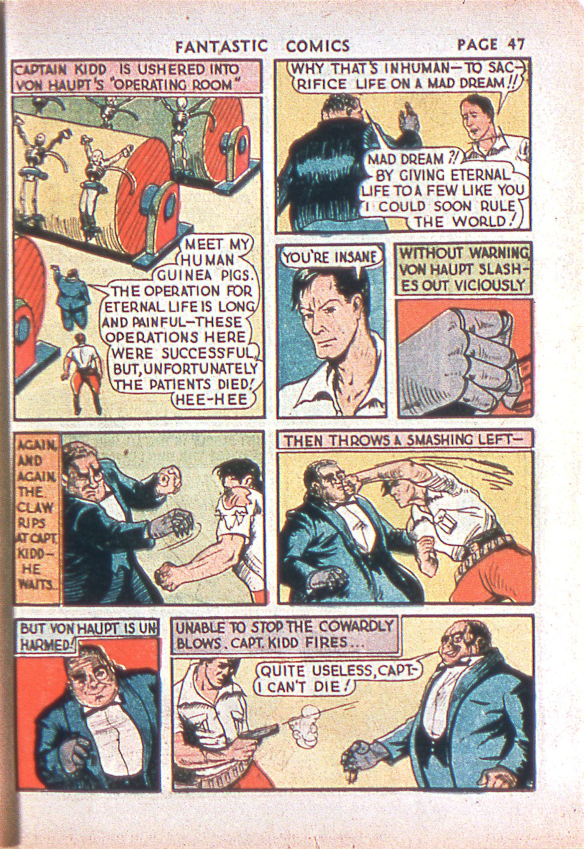 Read online Fantastic Comics comic -  Issue #1 - 48