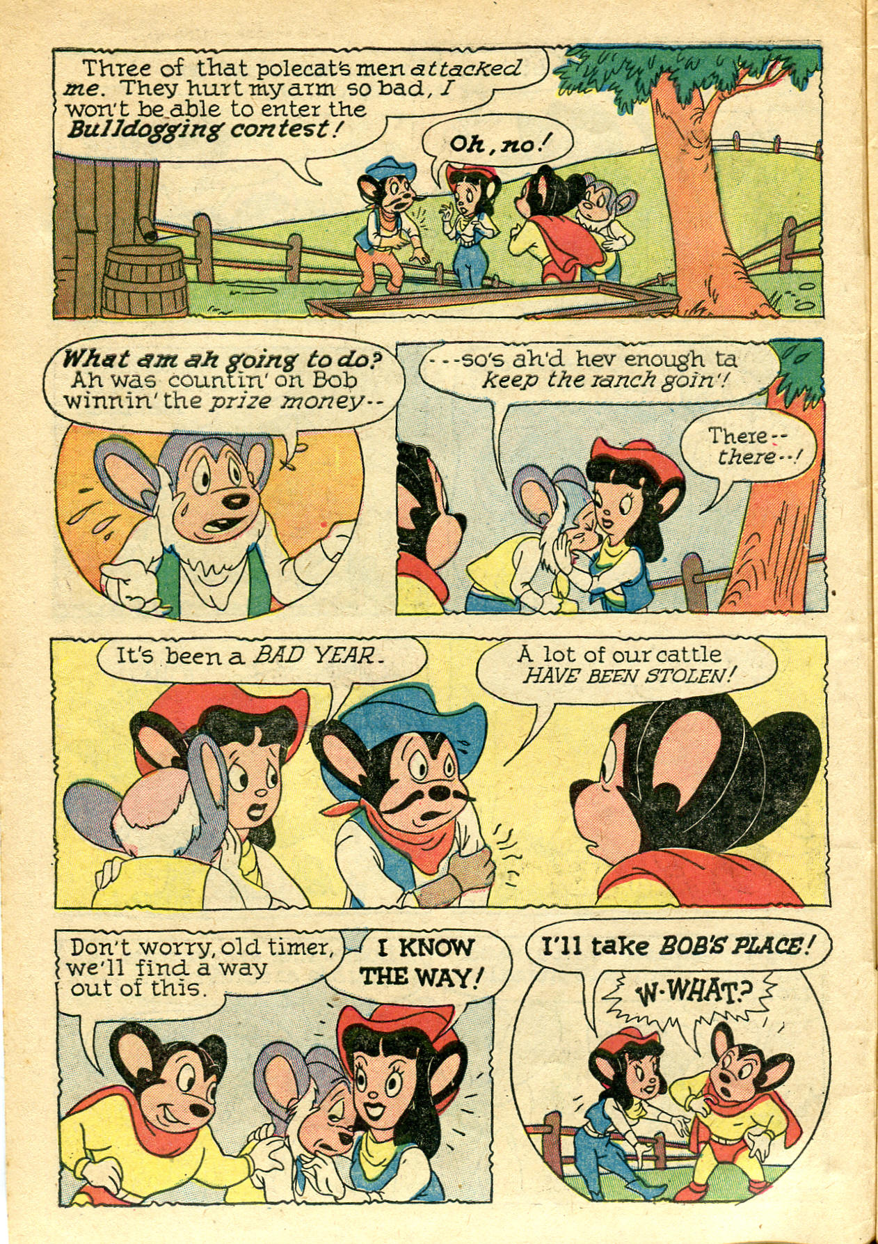 Read online Paul Terry's Mighty Mouse Comics comic -  Issue #69 - 6