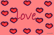 Imagenes de amor de corazones y rosas wallpapers corazones fondo salmon