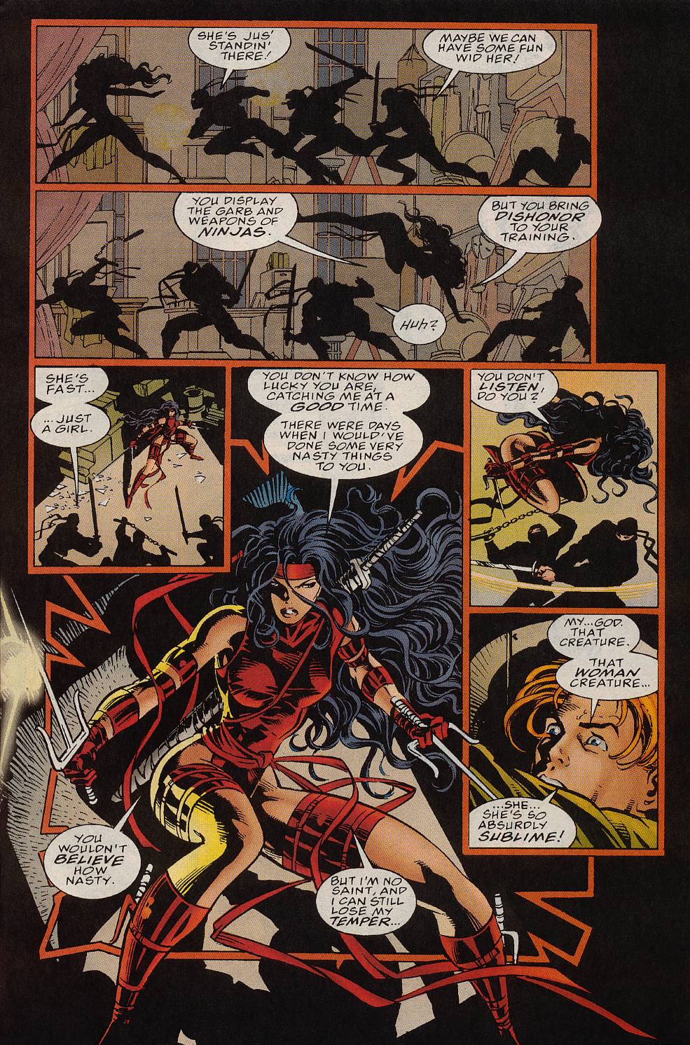 Read online Elektra (1996) comic -  Issue #1 - Afraid of the Dark - 5