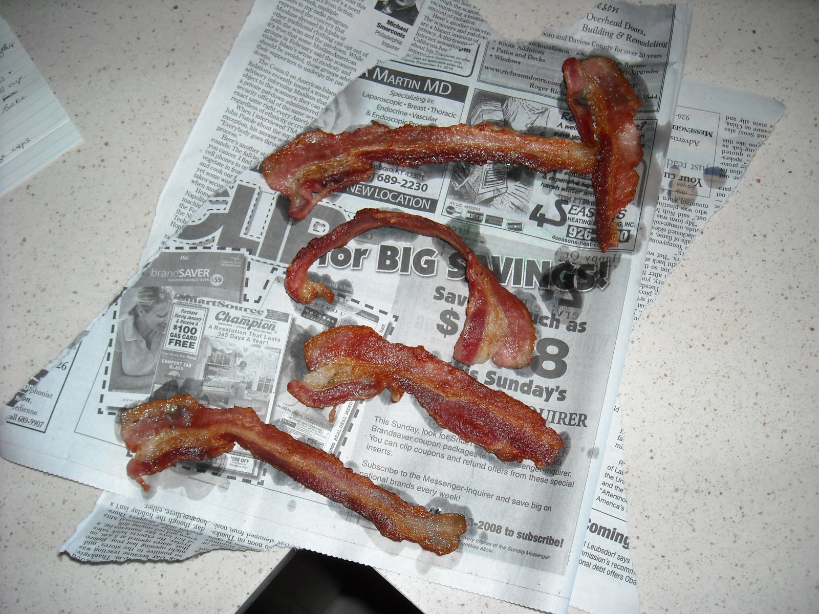 Better Me, Better World Make do Newspaper instead of paper towels