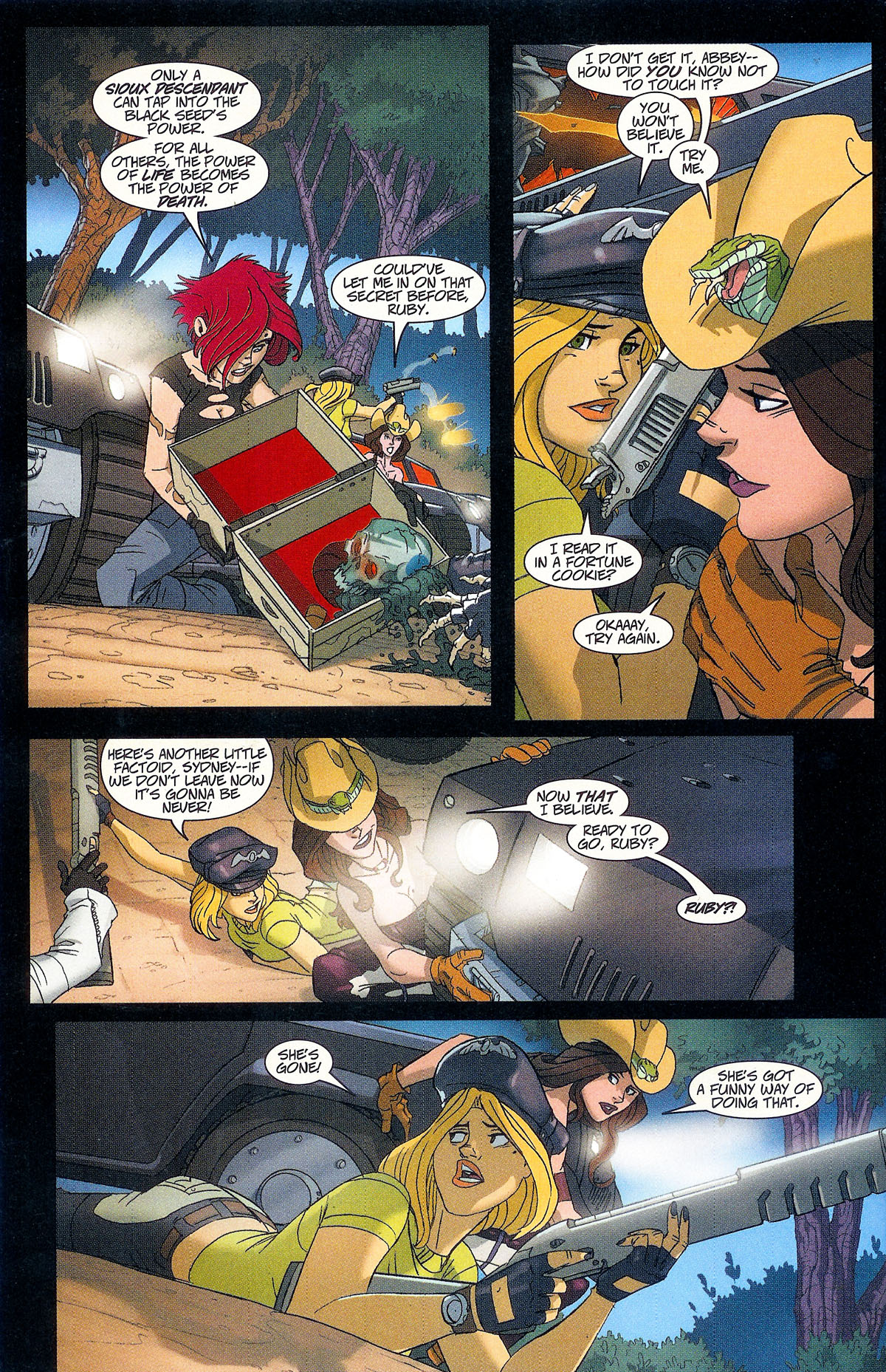 Read online Danger Girl: Back in Black comic -  Issue #3 - 19