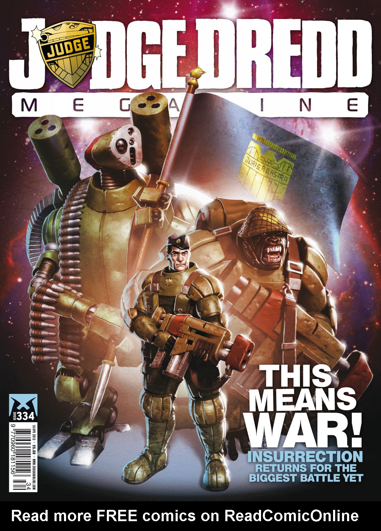 Read online Judge Dredd Megazine (Vol. 5) comic -  Issue #334 - 1