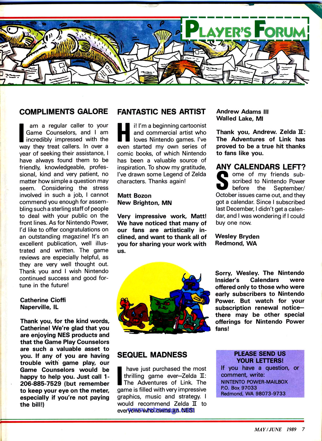 Read online Nintendo Power comic -  Issue #6 - 8