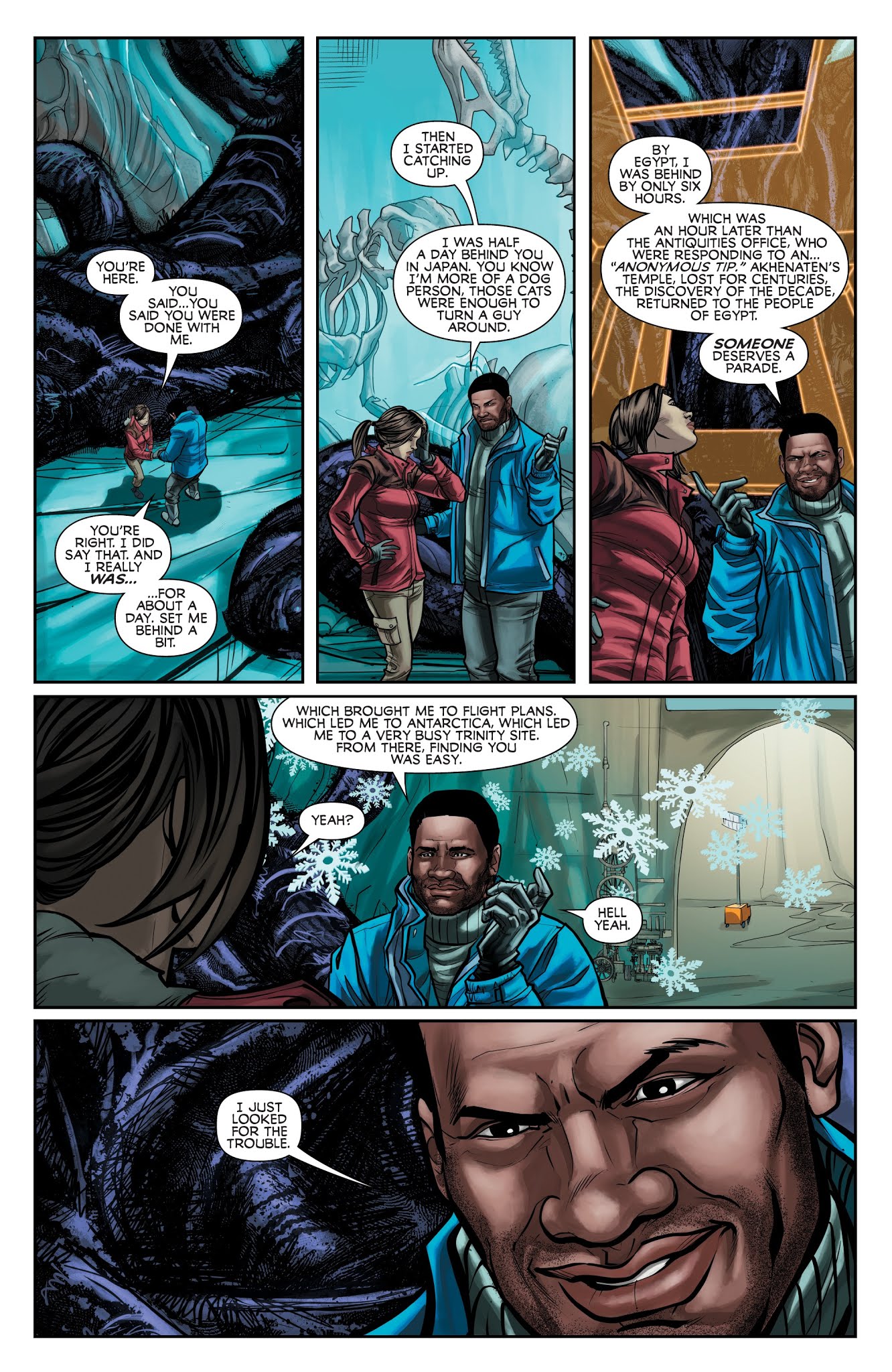 Read online Tomb Raider: Inferno comic -  Issue #4 - 4