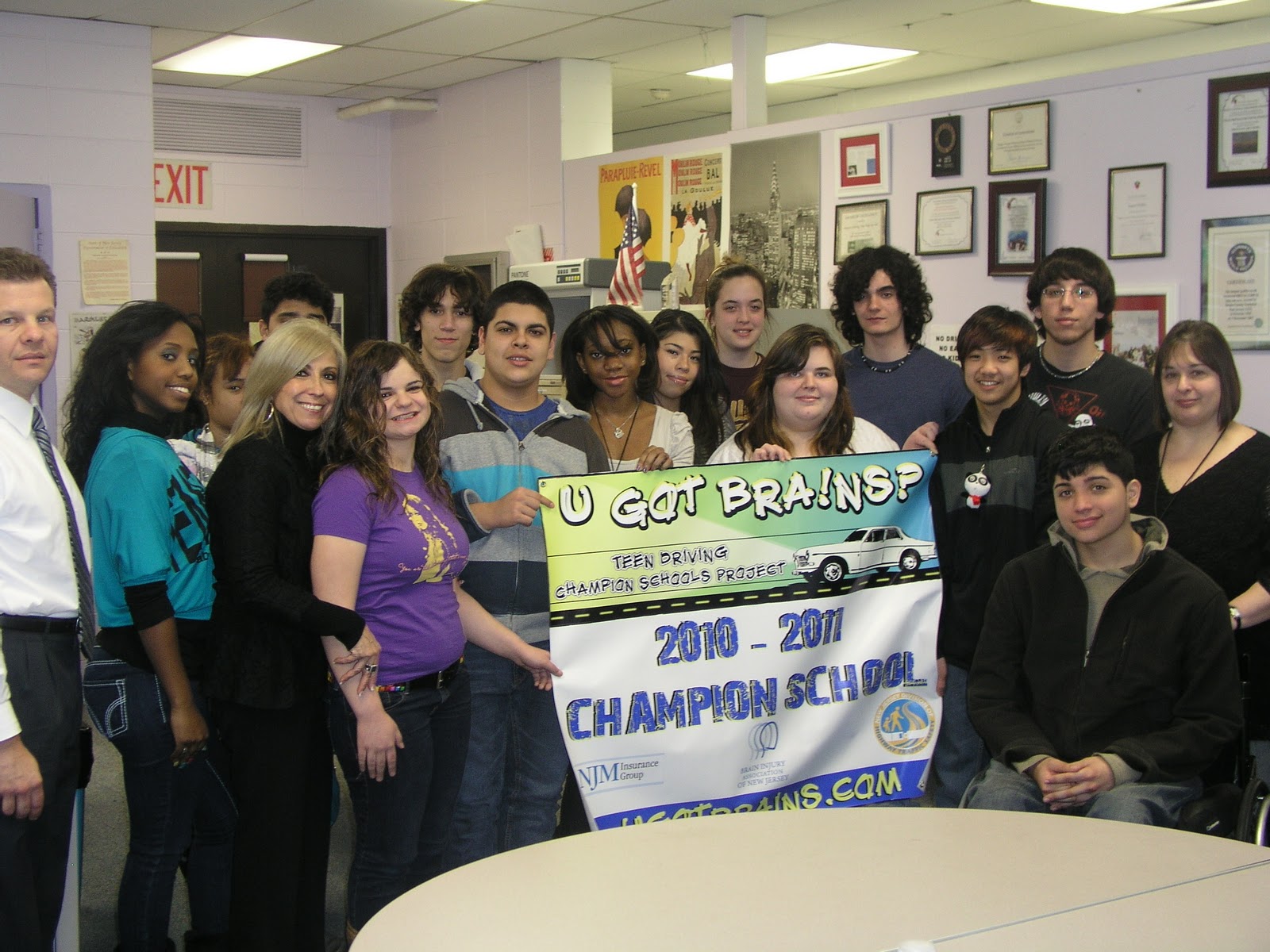 Auto Focus We Got Brains Bergen Tech Paramus Graphic Design Students