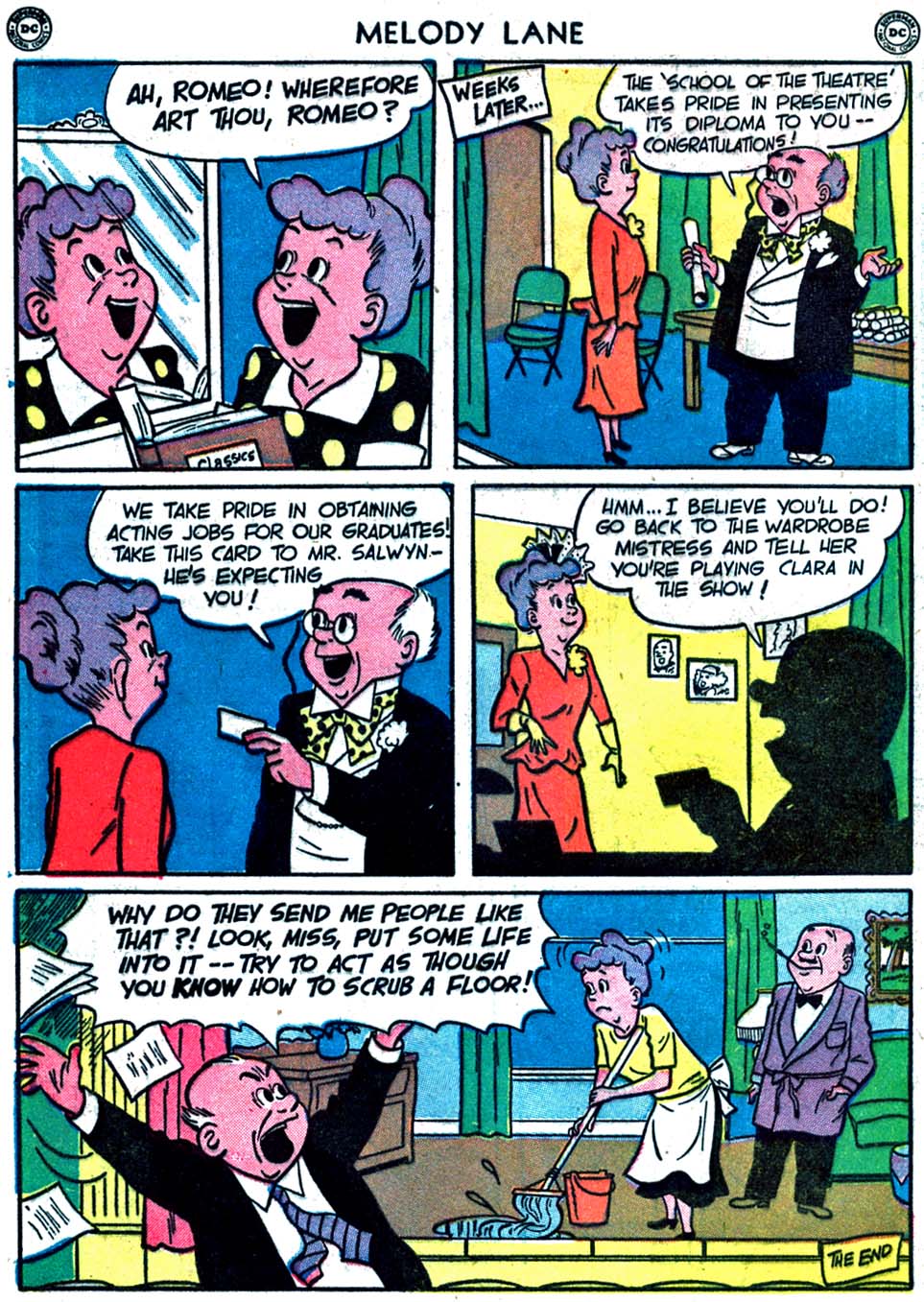 Read online Miss Melody Lane of Broadway comic -  Issue #2 - 40