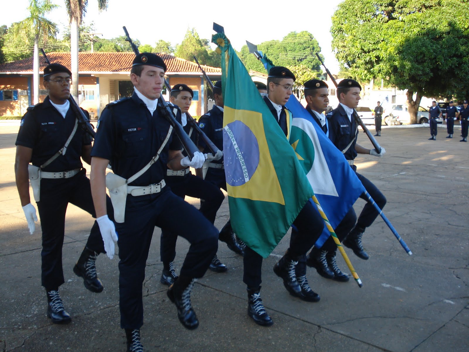 Academia de Polícia Militar Costa Verde: Guarda-Bandeira