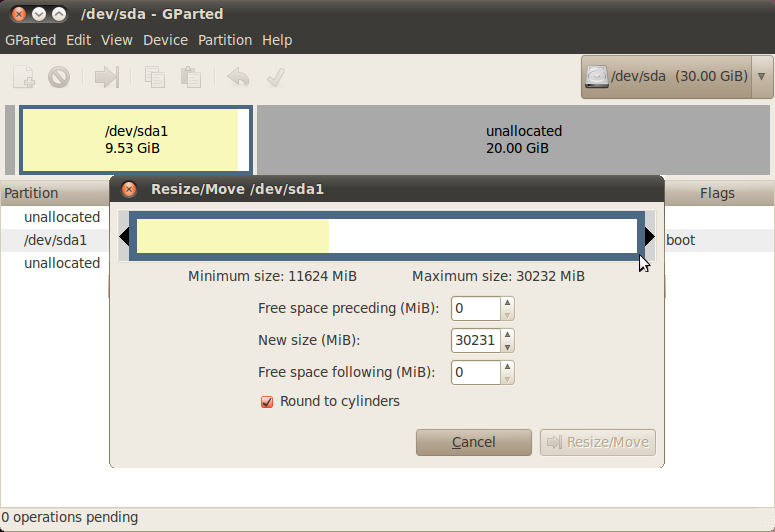 Trivial Proof Resizing a VirtualBox Virtual Hard Disk