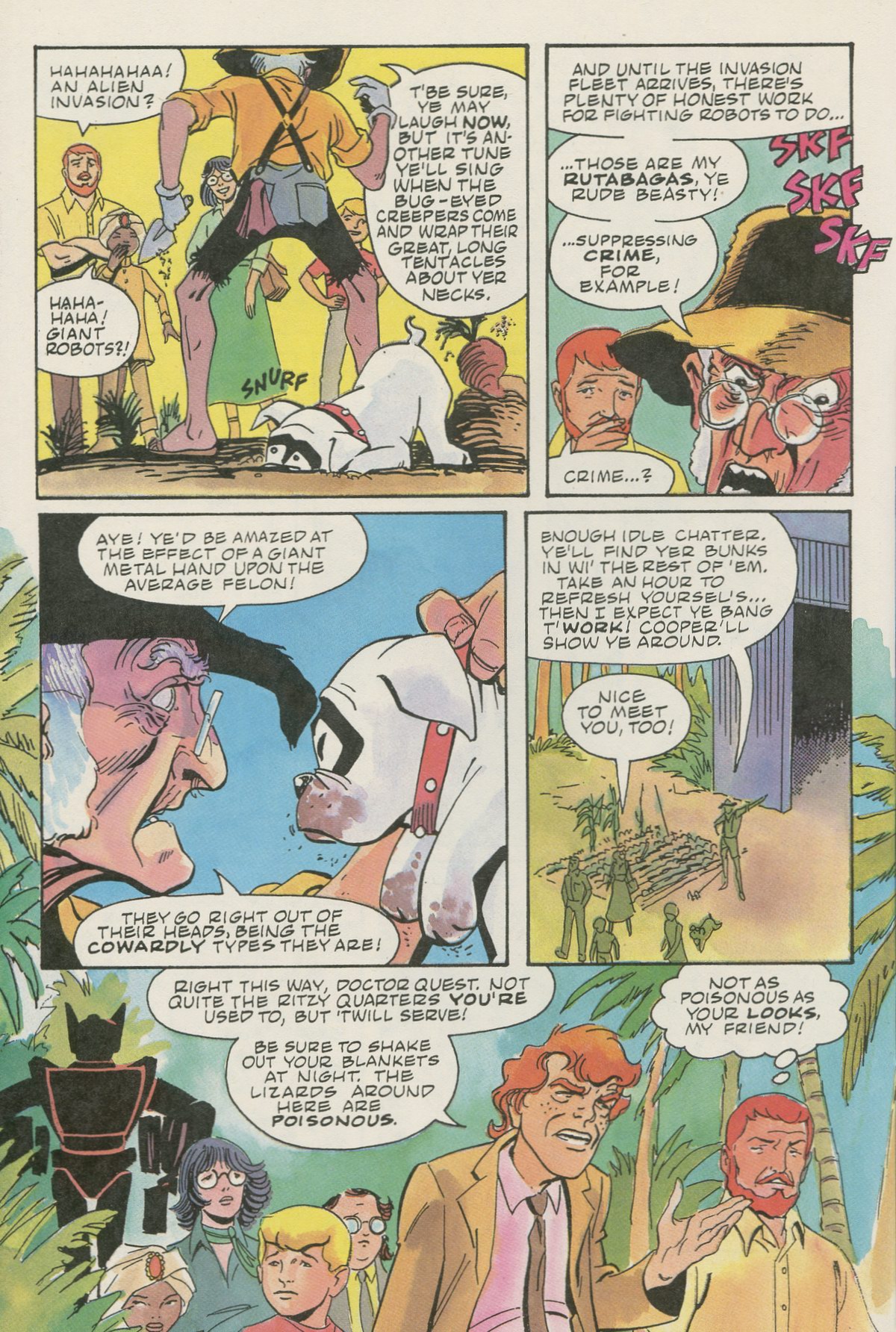 Read online Jonny Quest comic -  Issue #17 - 10